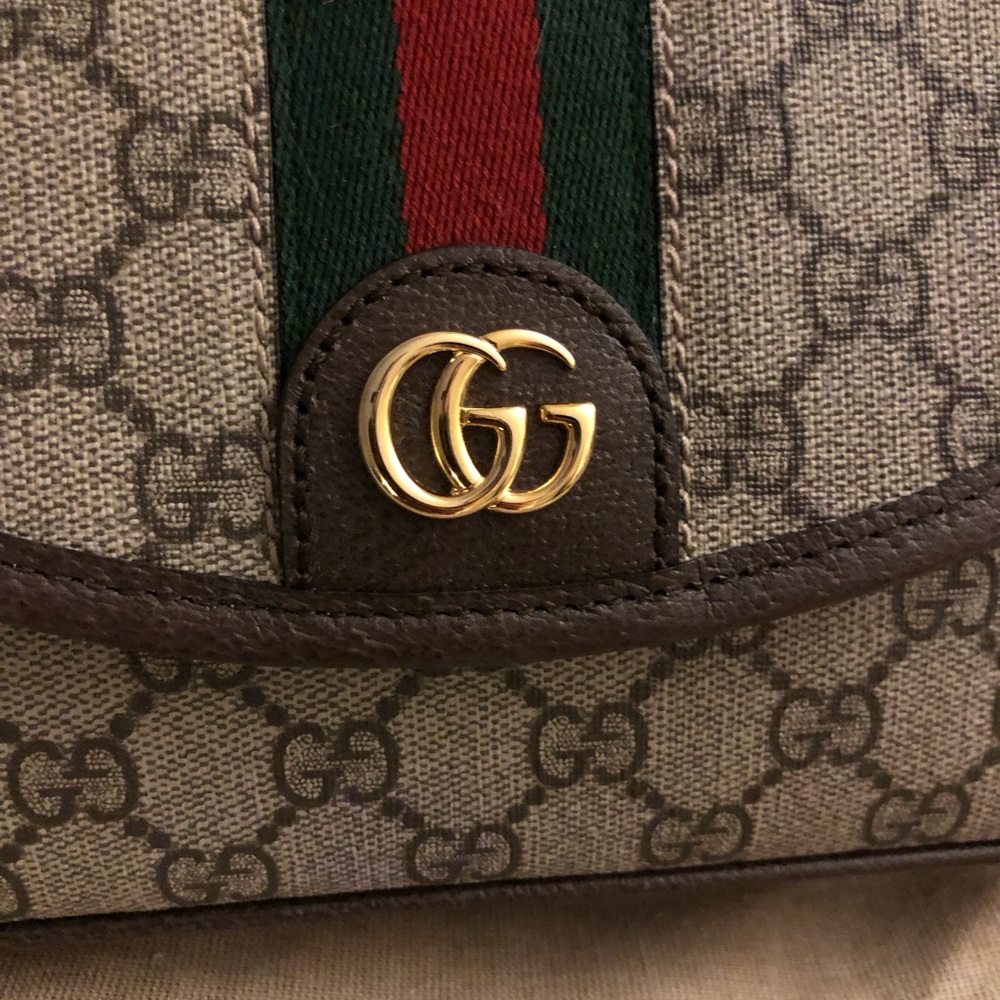 NWT AUTHENTIC Gucci GG Canvas Ophidia Small Crossbody/Shoulder Bag - Picture 6 of 12
